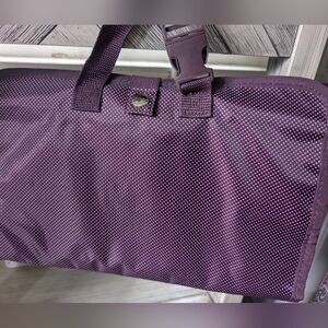 Thirty-One Hanging Jewelry Organizer Purple polkadots